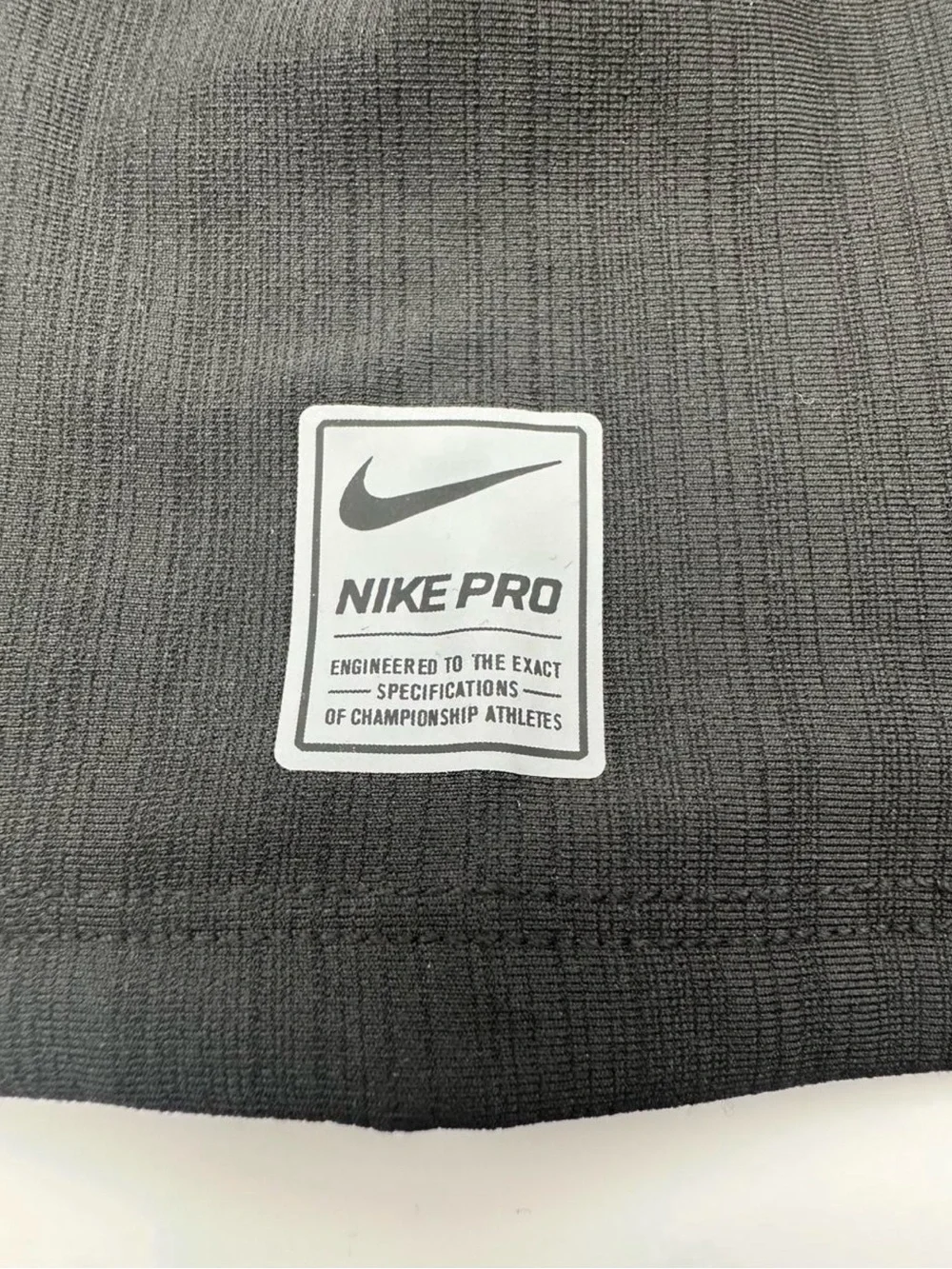 Nike Black Packaging Back Panel